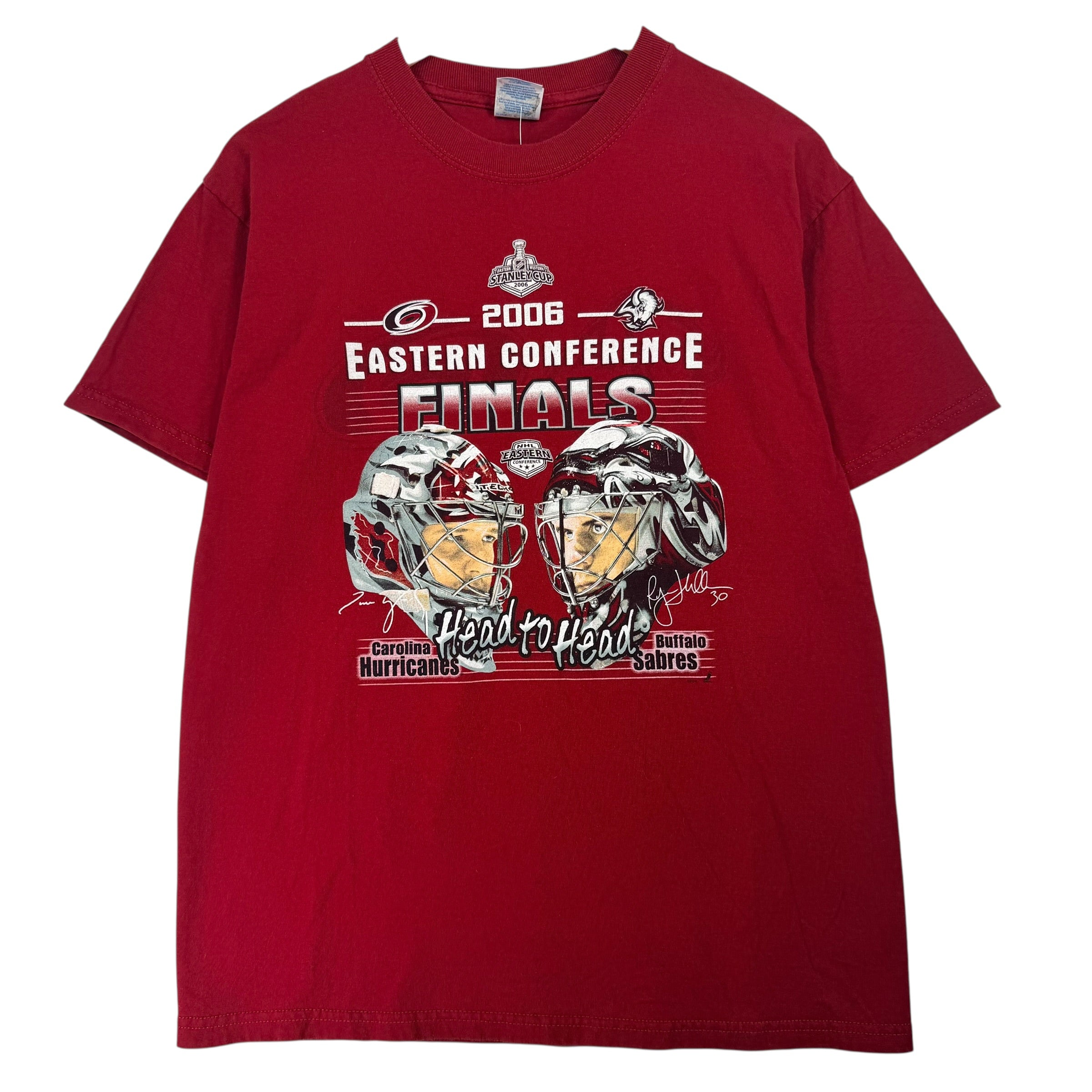 Vintage Buffalo Sabres Ryan Miller Finals Shirt Medium