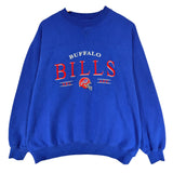Vintage Buffalo Bills Embroidered Crewneck Sweatshirt Large