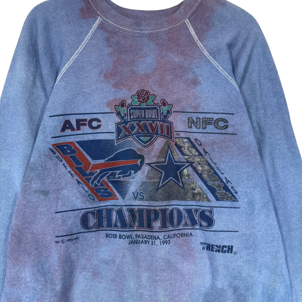 Vintage Buffalo Bills Overdyed 1993 Super Bowl Crewneck Sweatshirt Large