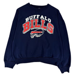 Vintage Buffalo Bills Crop Crewneck Sweatshirt Large