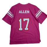 Buffalo Bills Josh Allen Pink Shirt Medium