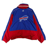 Vintage Buffalo Bills Logo Athletic Windbreaker Jacket Large