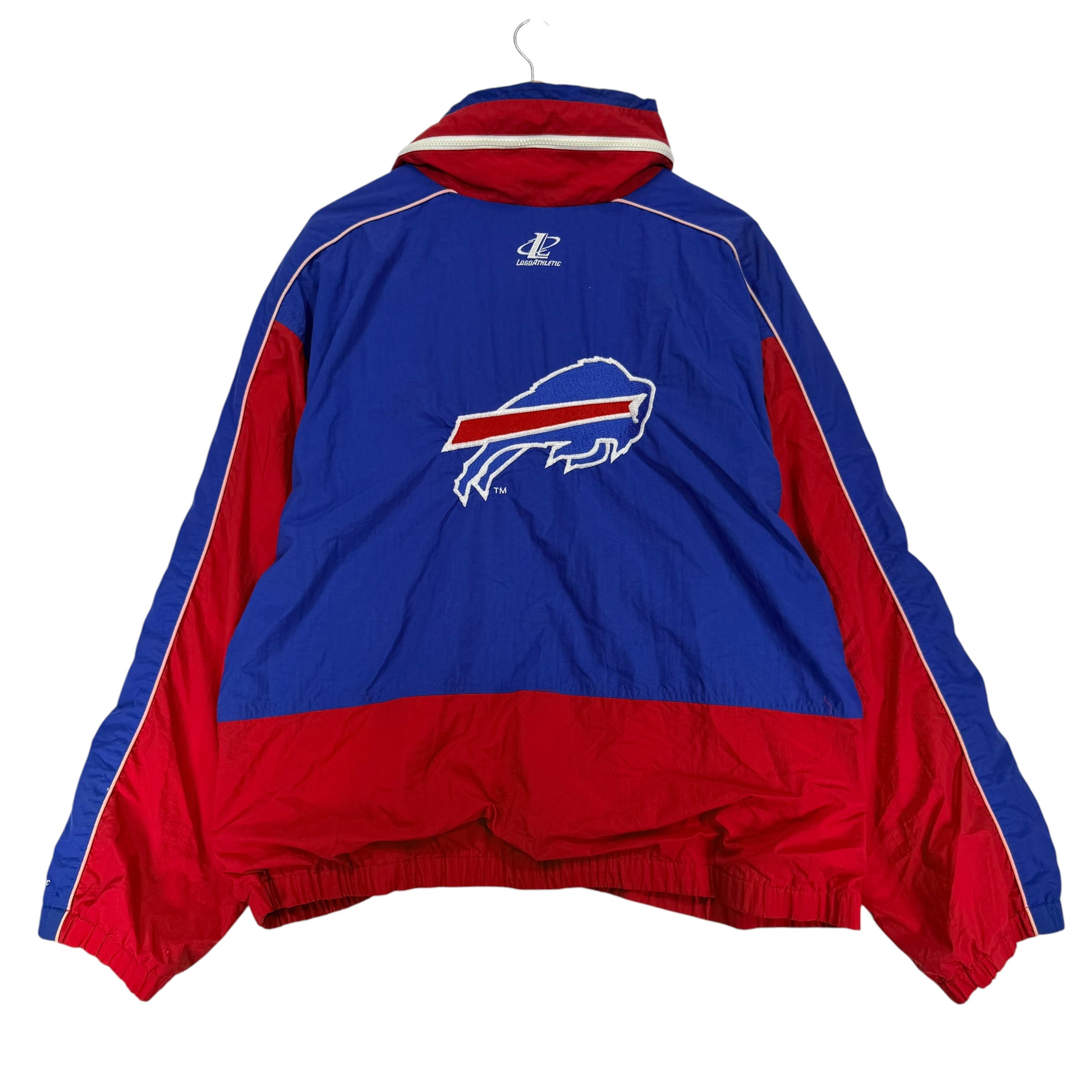 Vintage Buffalo Bills Logo Athletic Windbreaker Jacket Large