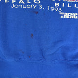 Vintage Buffalo Bills Greatest Comeback Crewneck Sweatshirt Medium