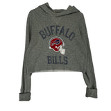 Vintage Buffalo Bills Cropped Hoodie Sweatshirt Women’s Medium
