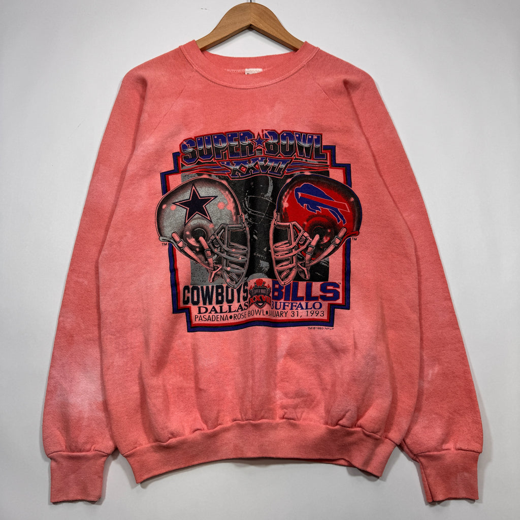 Vintage Buffalo Bills Overdyed 1993 Super Bowl Crewneck Sweatshirt XL