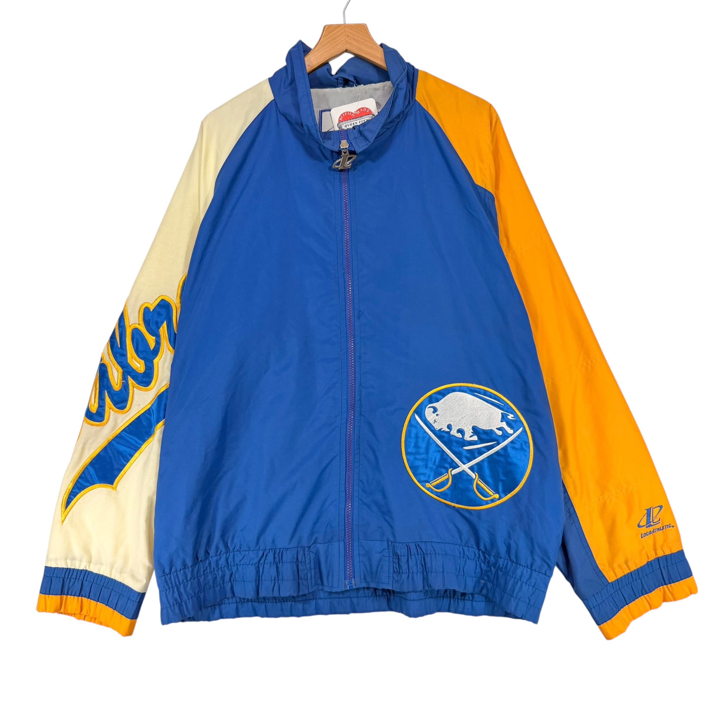 Vintage Buffalo Sabres Colorblock Windbreaker Jacket Large