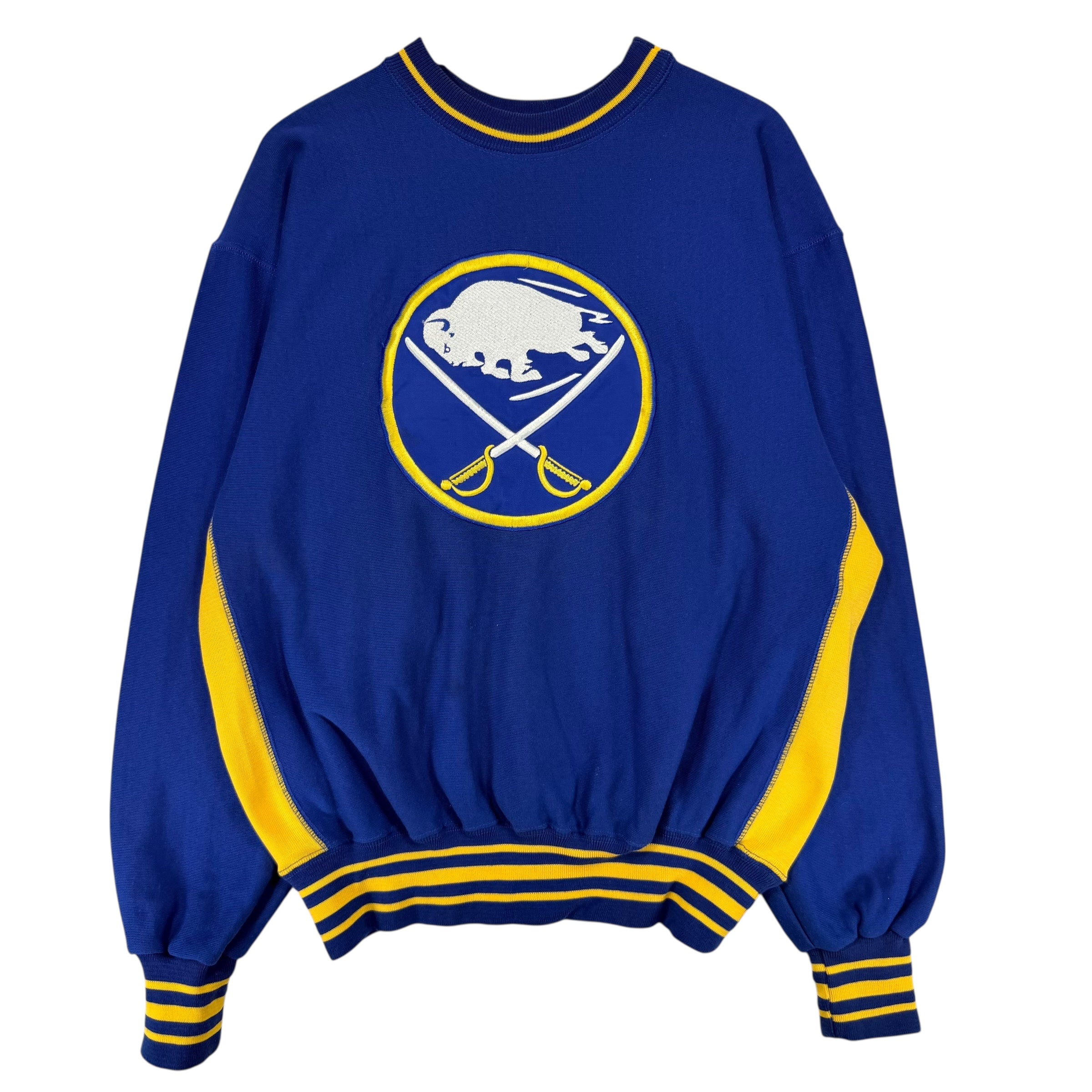 Vintage Buffalo Sabres Embroidered Crewneck Sweatshirt XL