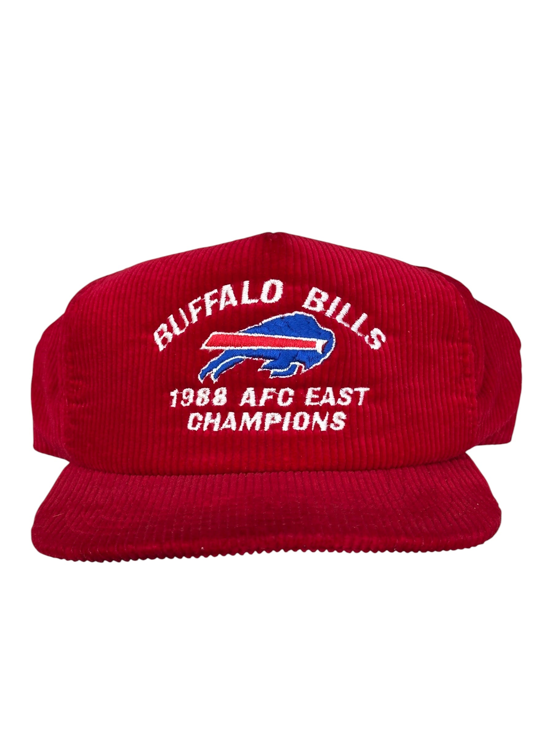 Vintage Buffalo Bills 1988 Division Champs Corduroy Snapback Hat