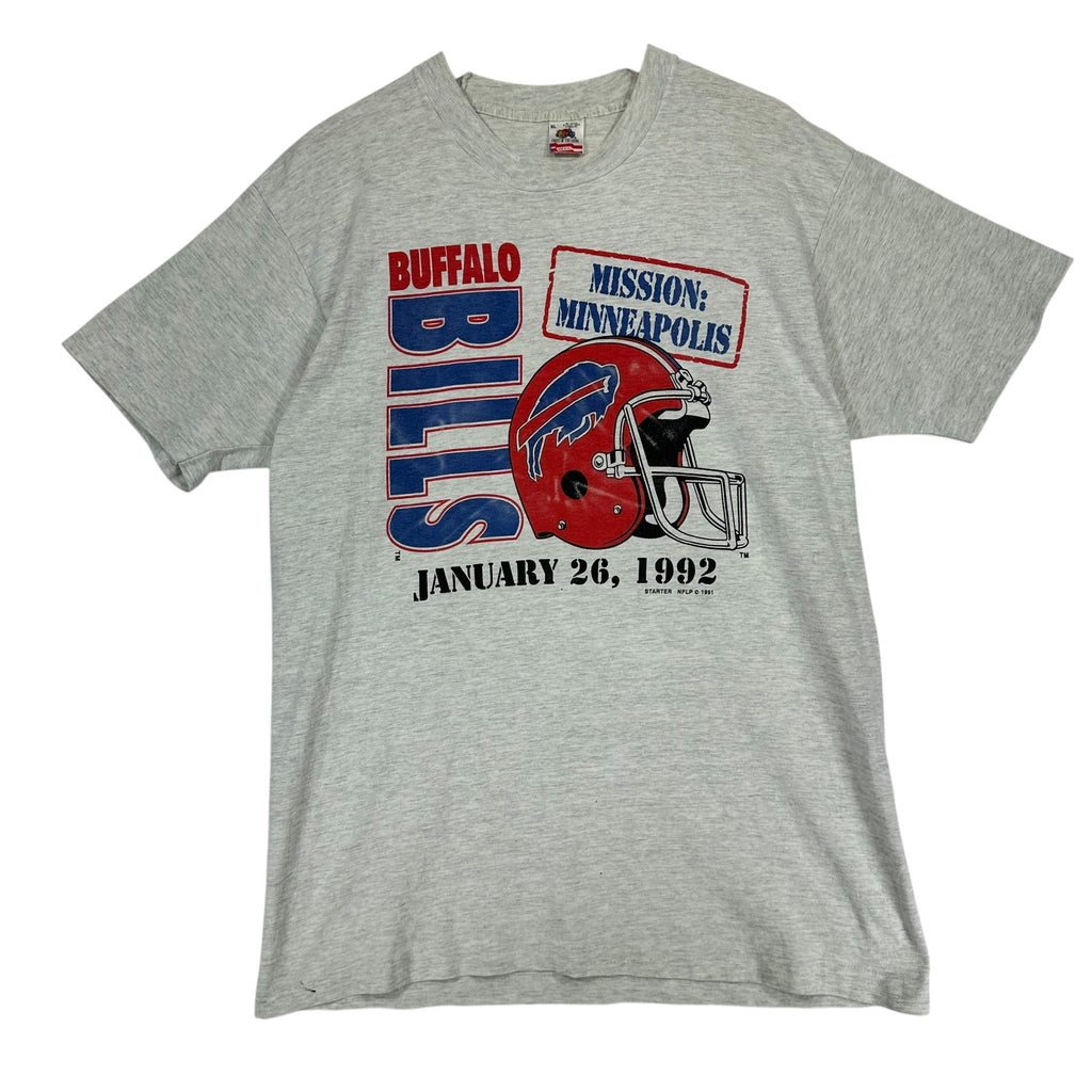 Vintage Buffalo Bills 1992 Red Helmet Shirt XL