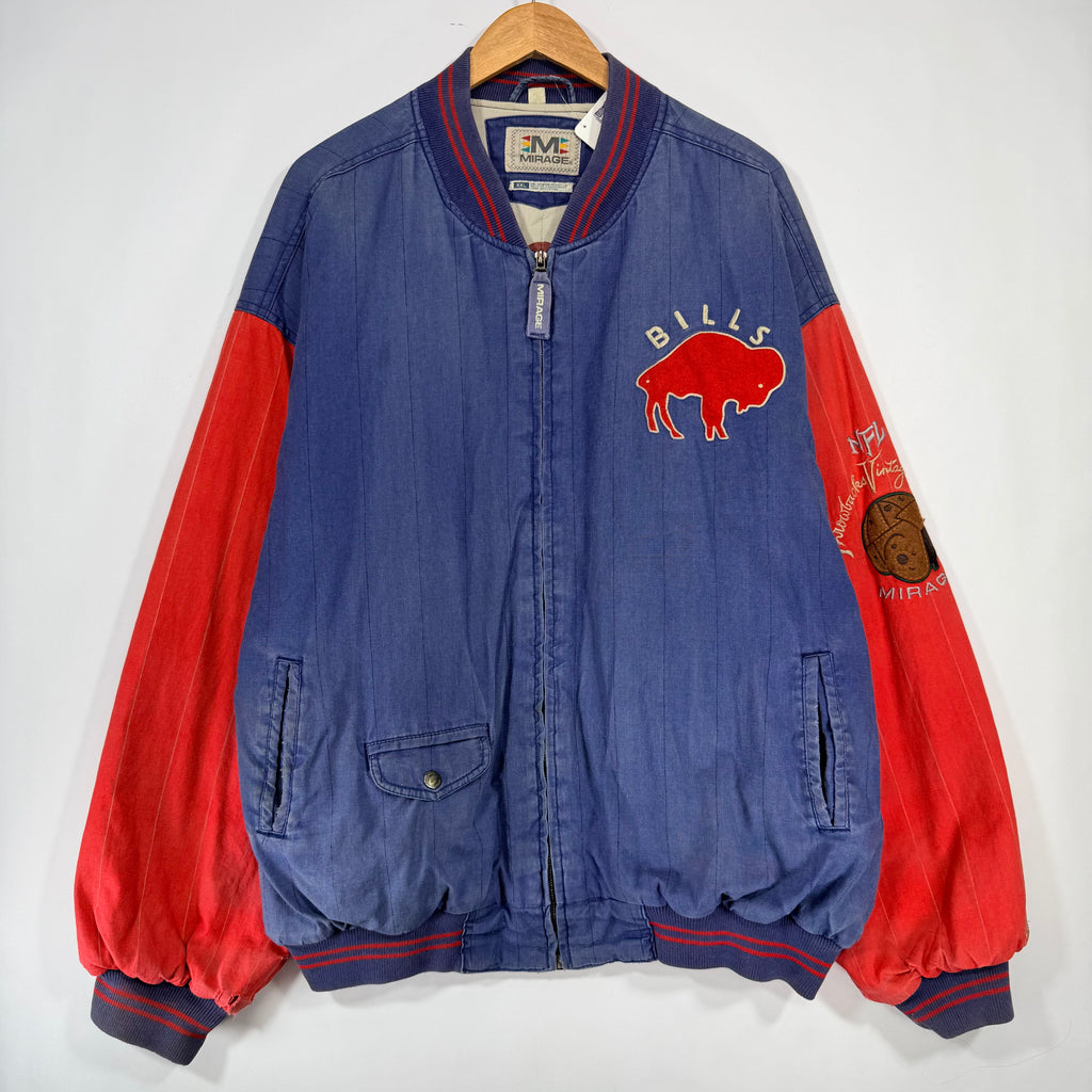 Vintage Buffalo Bills Pinstripe Mirage Jacket XXL