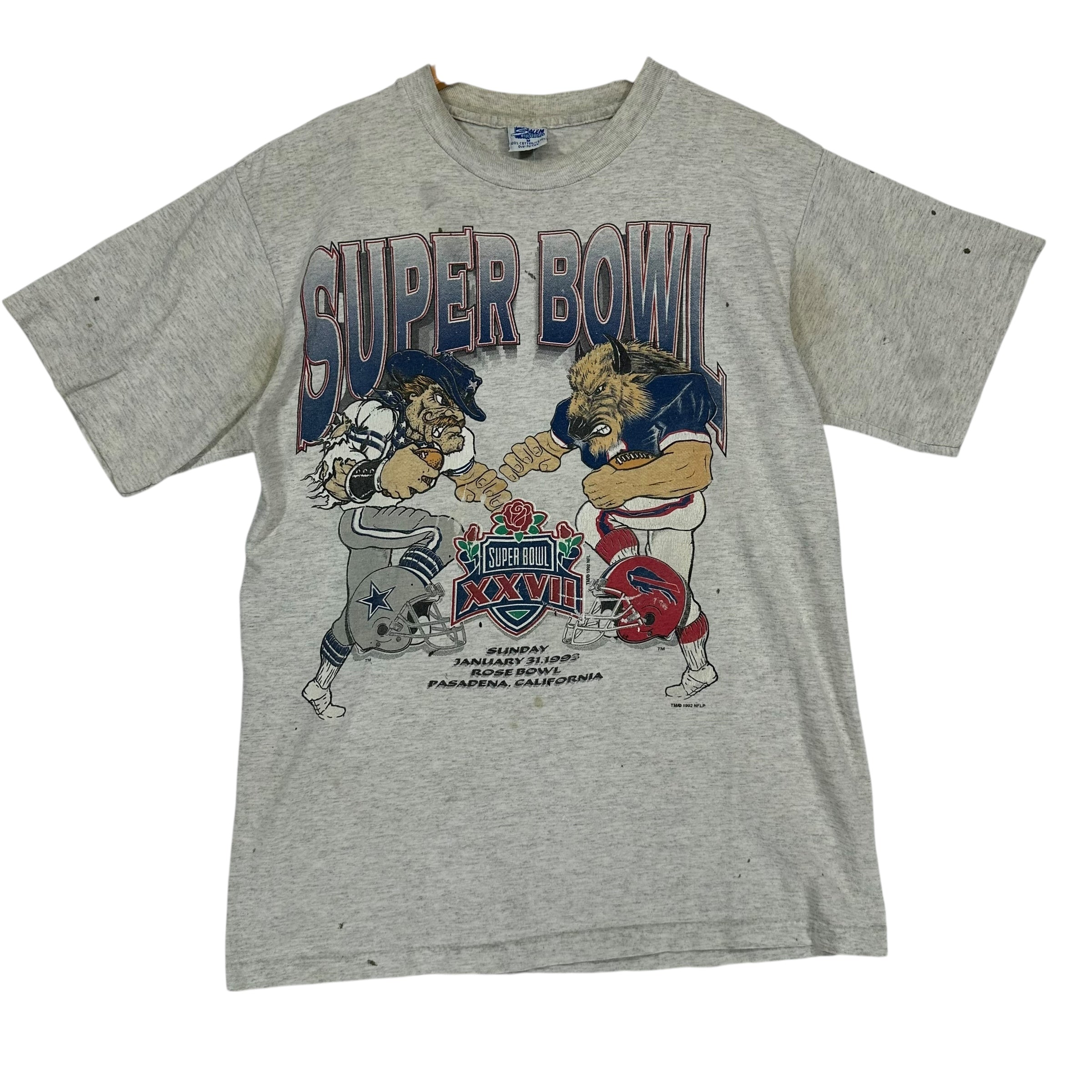 Vintage Buffalo Bills Dallas Cowboys 1993 Super Bowl Shirt Medium
