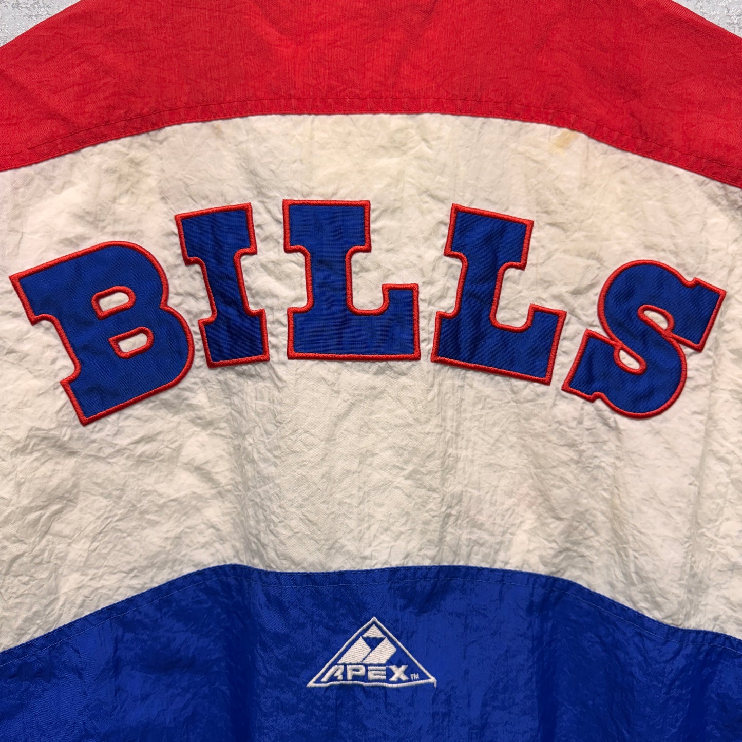 Vintage Buffalo Bills Apex Windbreaker Jacket Large