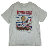 Vintage Buffalo Bills Ralph Wilson Caricature Shirt Large