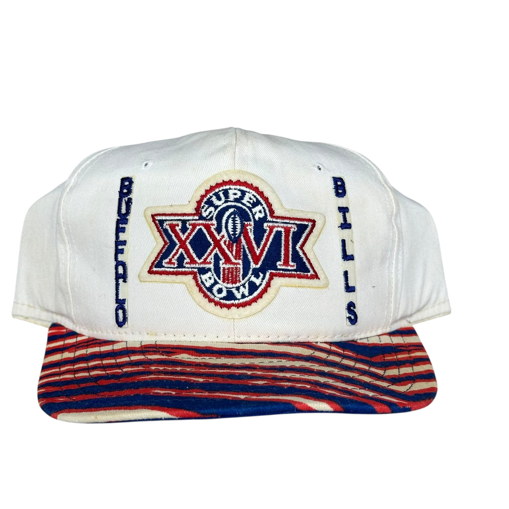Vintage Buffalo Bills ZUBAZ Super Bowl XXVI Snapback Hat