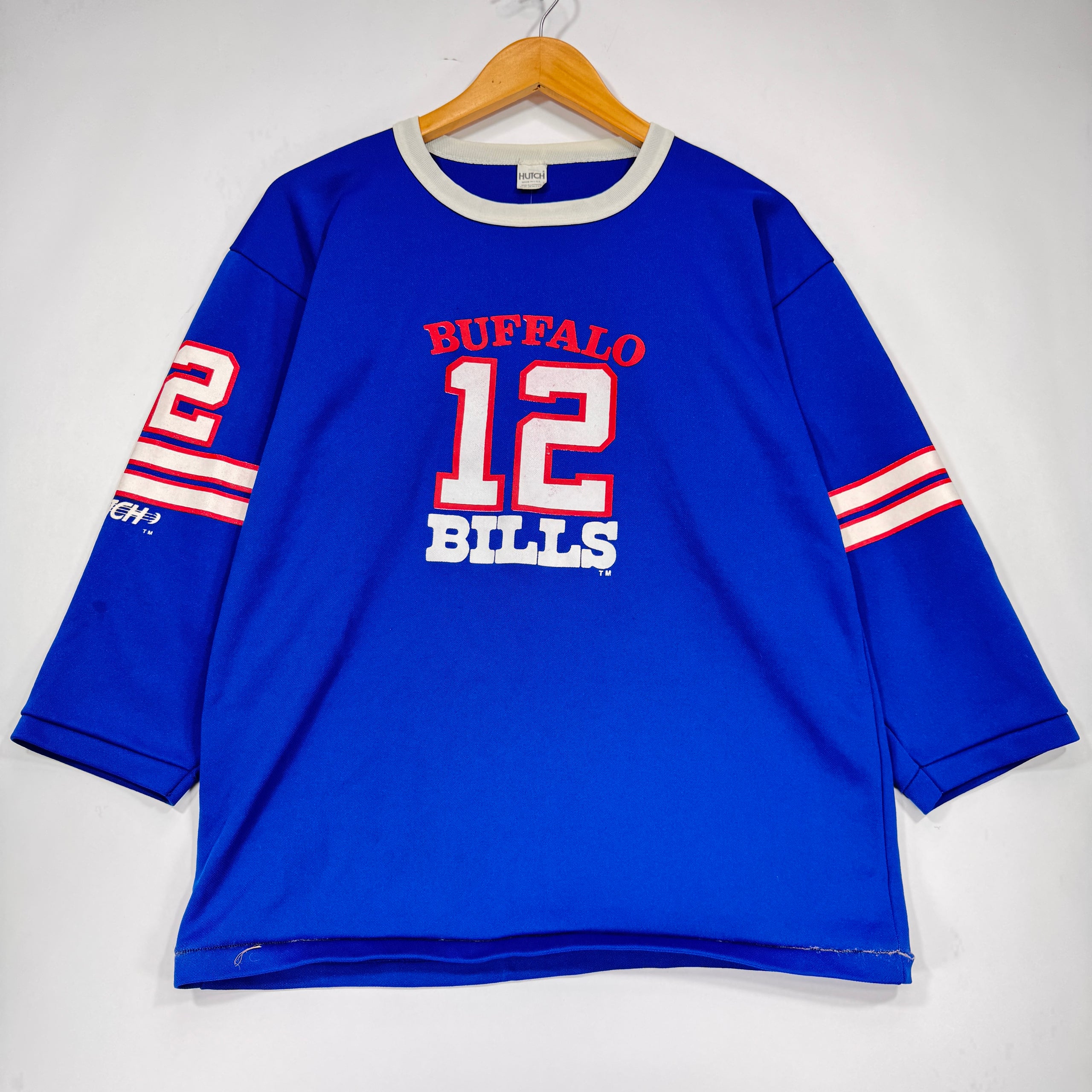 Vintage Buffalo Bills #12 Long Sleeve Shirt Small