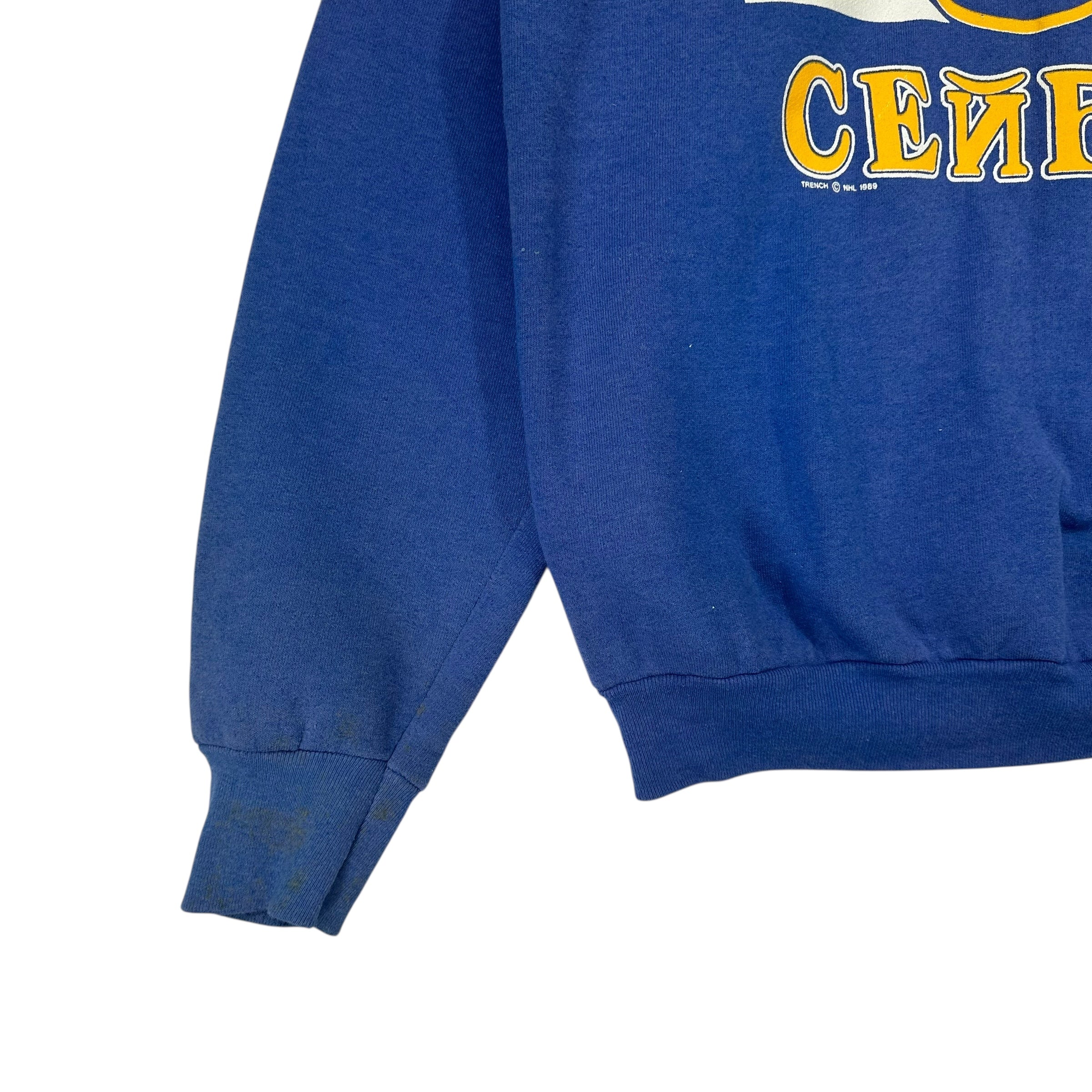 Vintage Buffalo Sabres 1989 Russian Mogilny Crewneck Sweatshirt XL