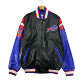 Vintage Buffalo Bills Vegan Leather Jacket Medium