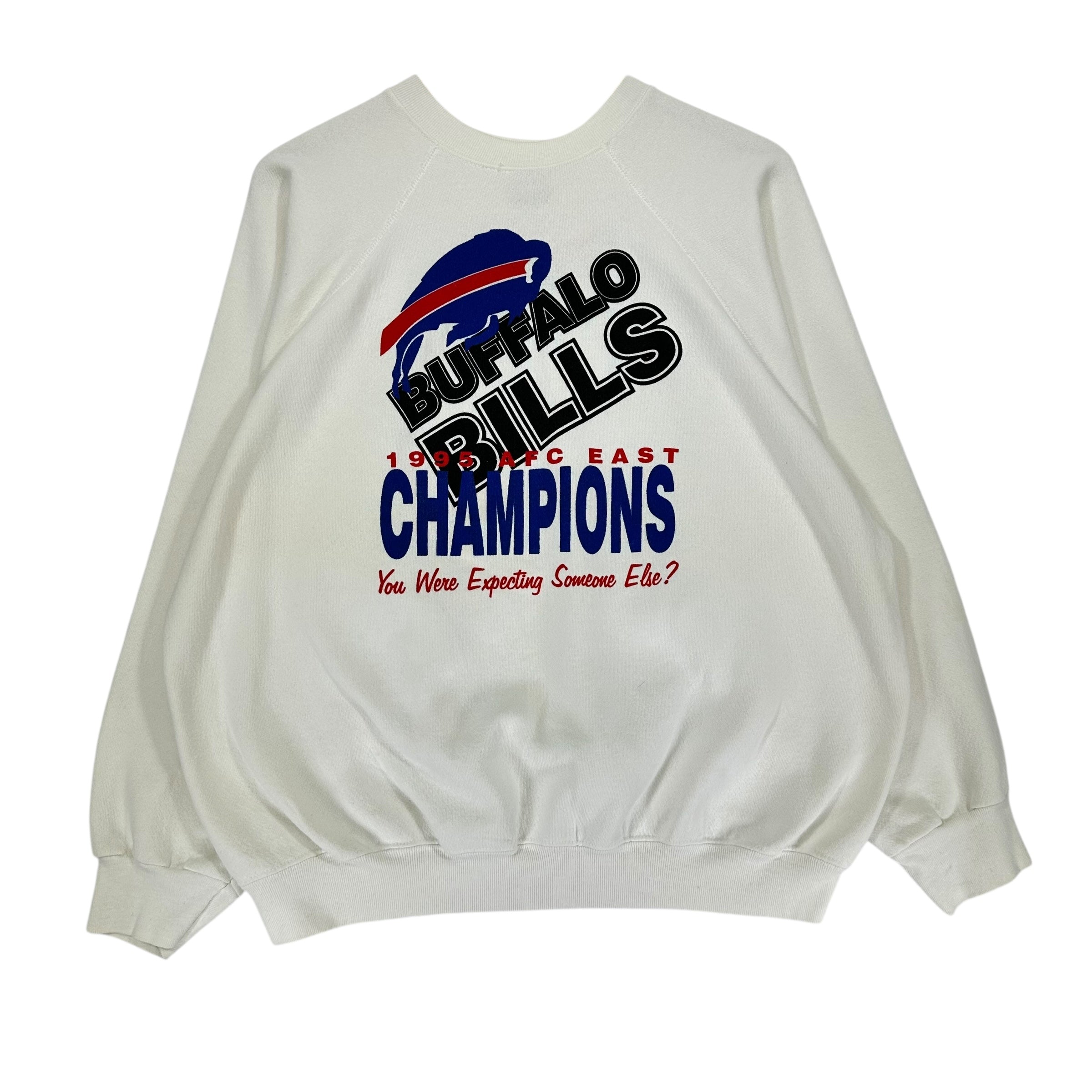 Vintage Buffalo Bills 1995 Division Champs Crewneck Sweatshirt XL
