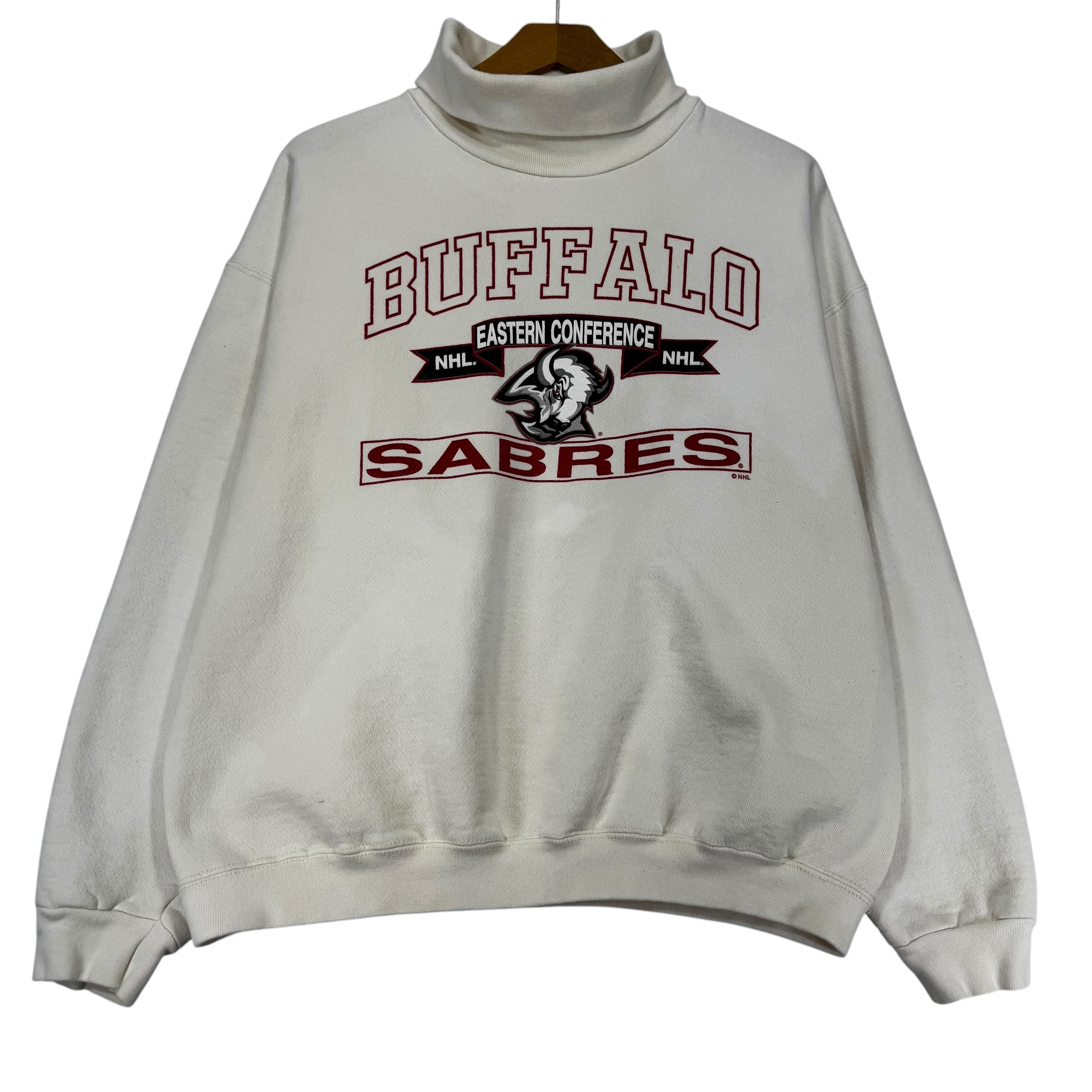 Vintage Buffalo Sabres Turtleneck Sweatshirt Medium
