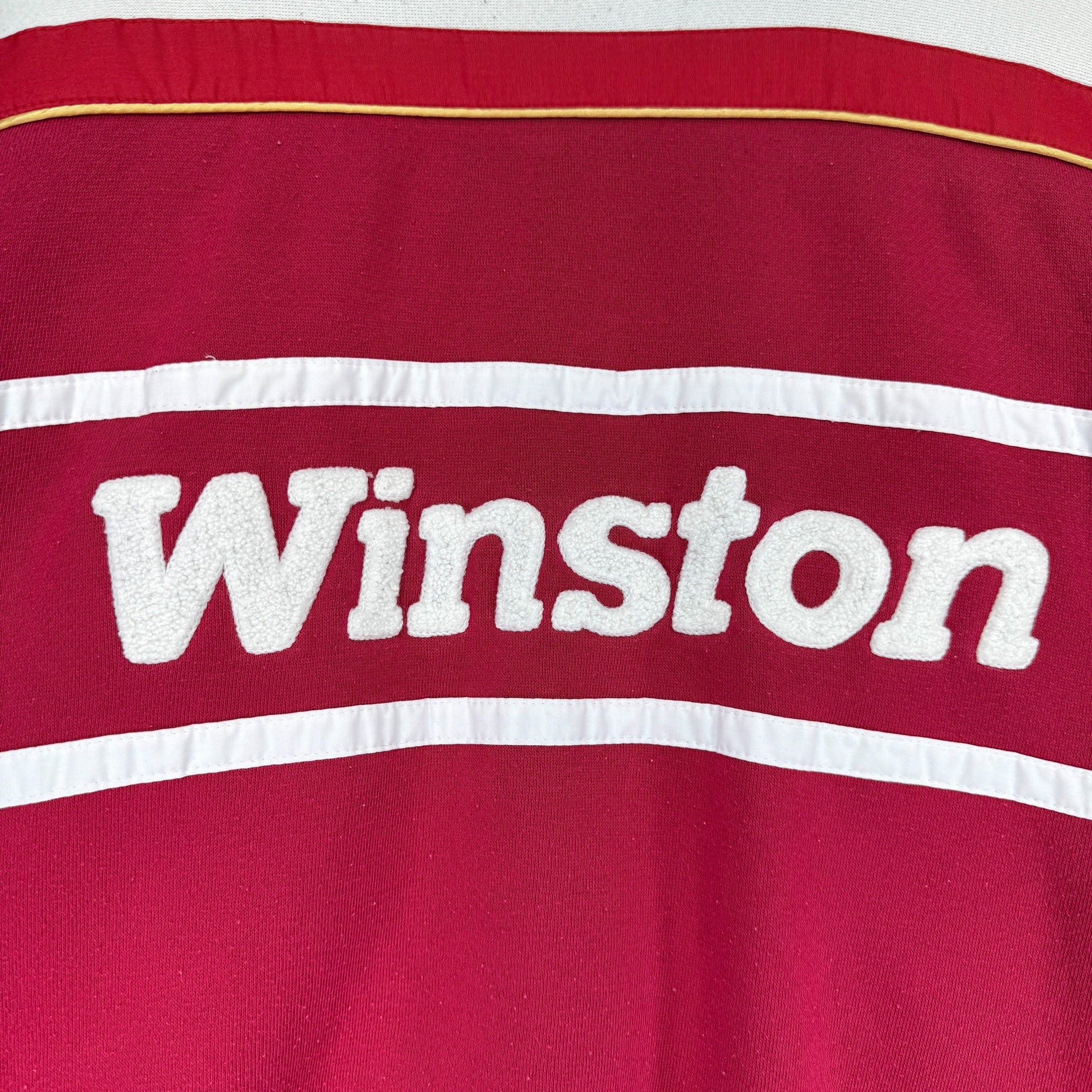 Vintage Winston Color Block Crewneck Sweatshirt Large