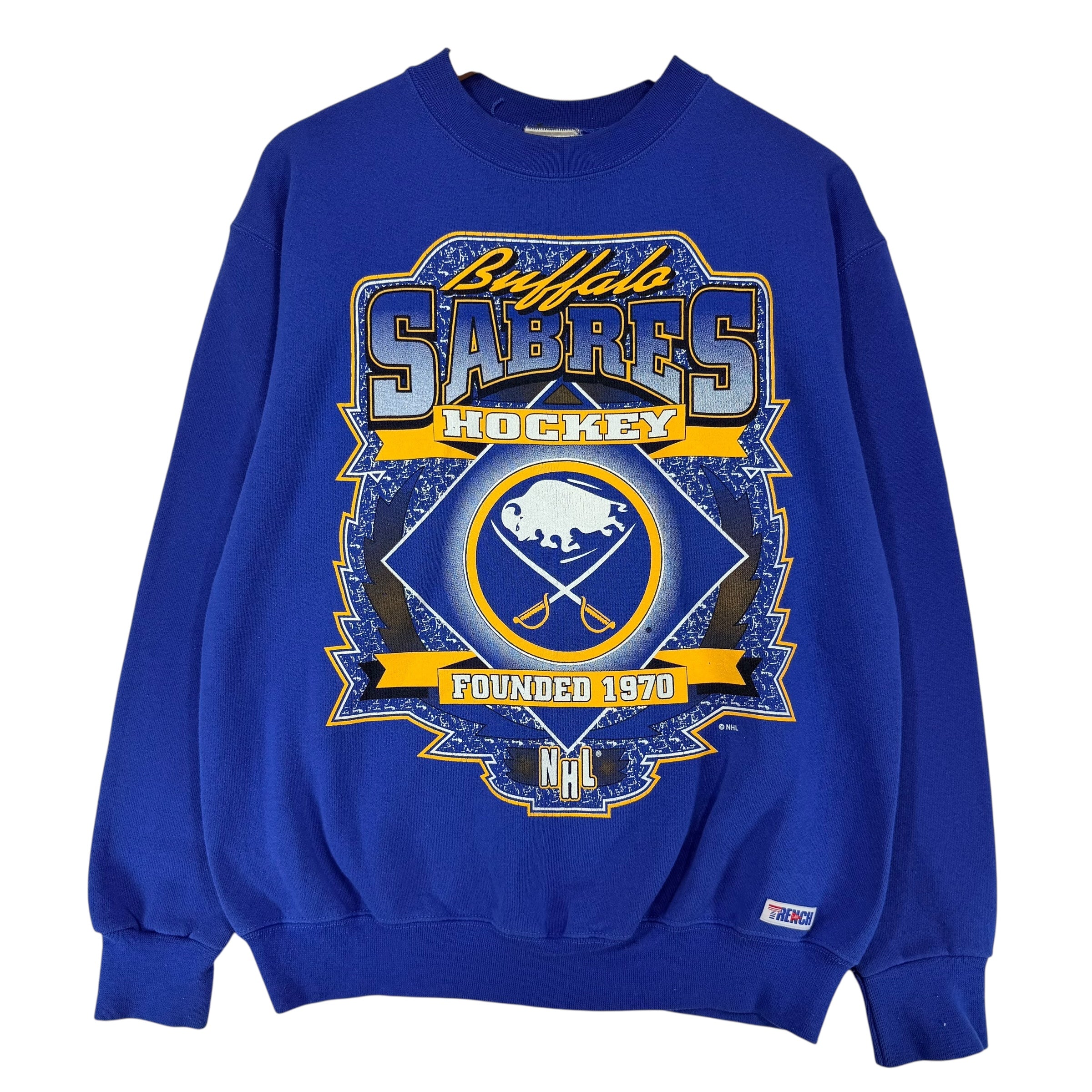 Vintage Buffalo Sabres Zubaz Crewneck Sweatshirt Medium