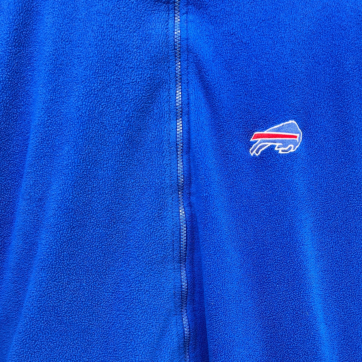 Vintage Buffalo Bills Zip Up Fleece Sweatshirt XXL