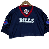 Vintage Buffalo Bills Cropped Jersey Shirt Large