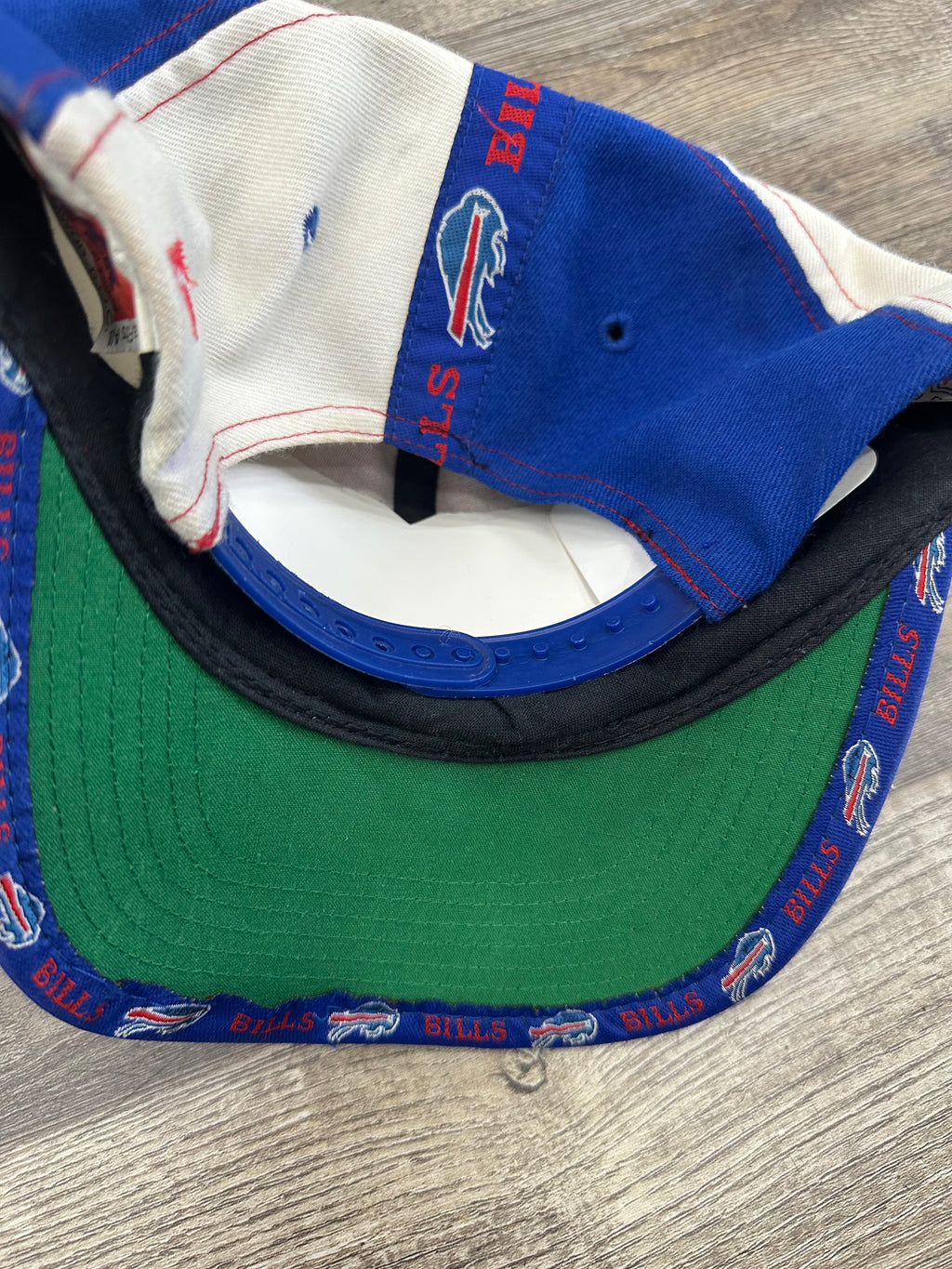 Vintage Buffalo Bills Tape Logo Snapback Hat