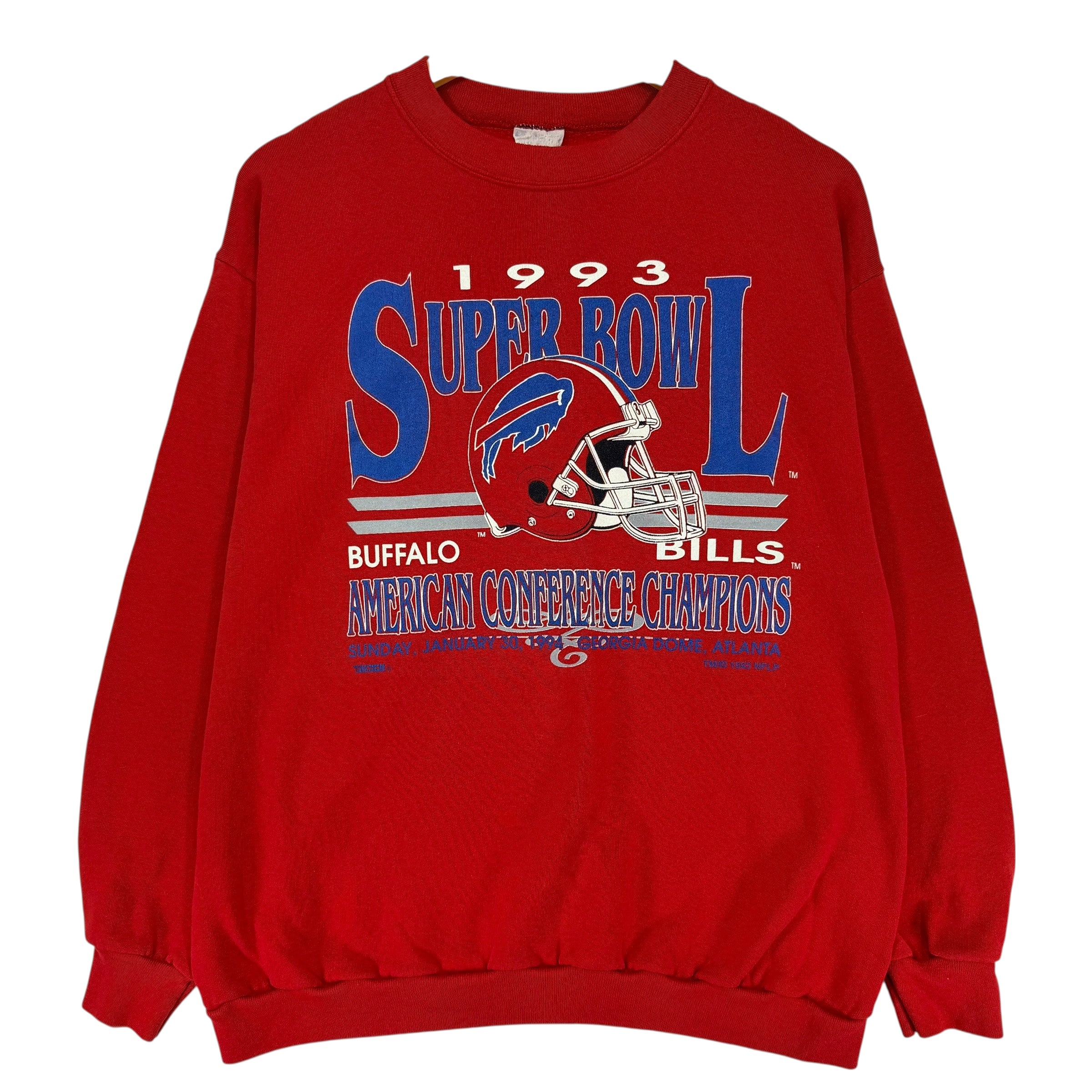 Vintage Buffalo Bills 1993 Super Bowl Crewneck Sweatshirt Large
