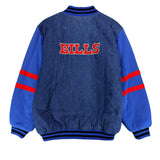 Vintage Buffalo Bills Denim Varsity Jacket Small