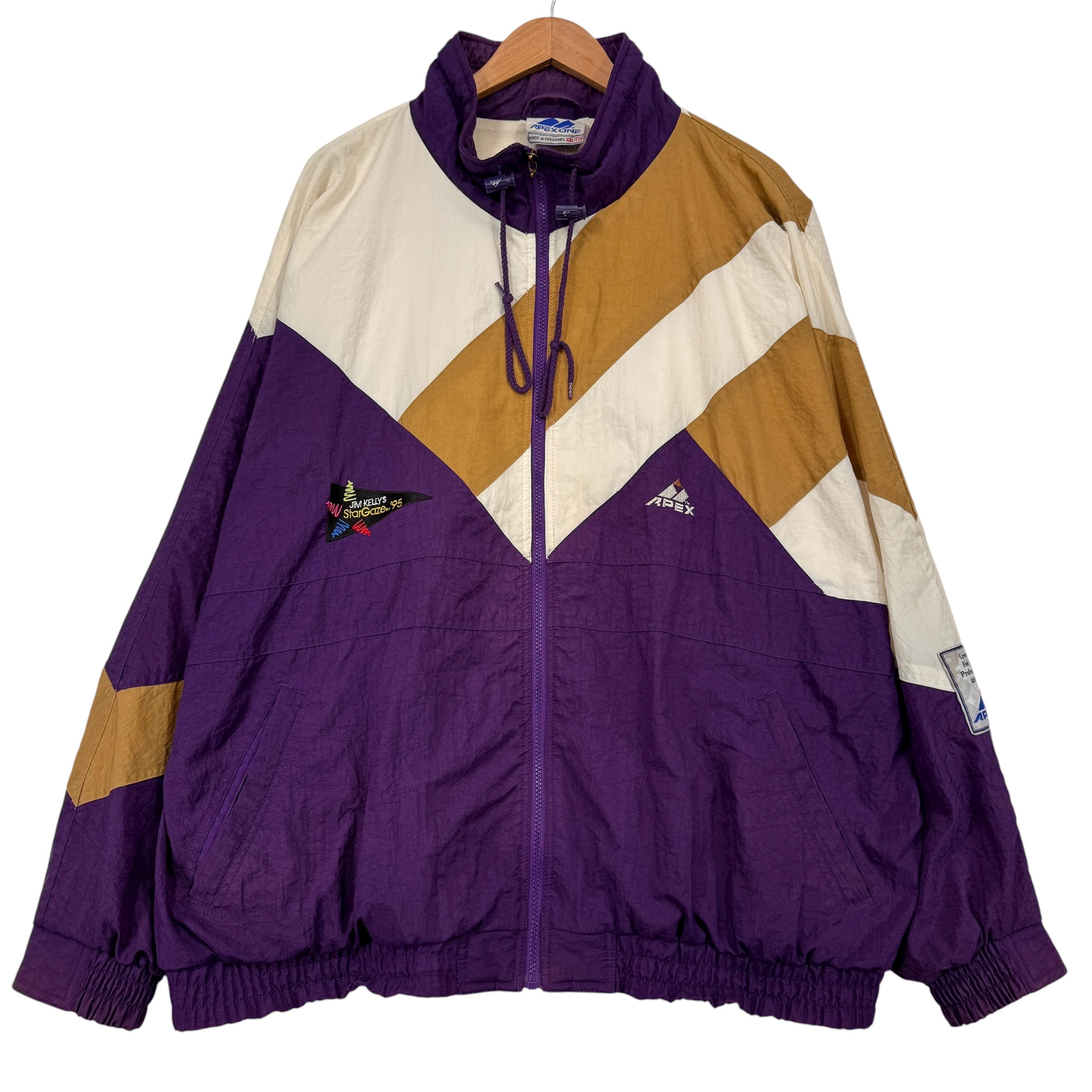 Vintage Buffalo Bills 1995 Jim Kelly Windbreaker Jacket XXL