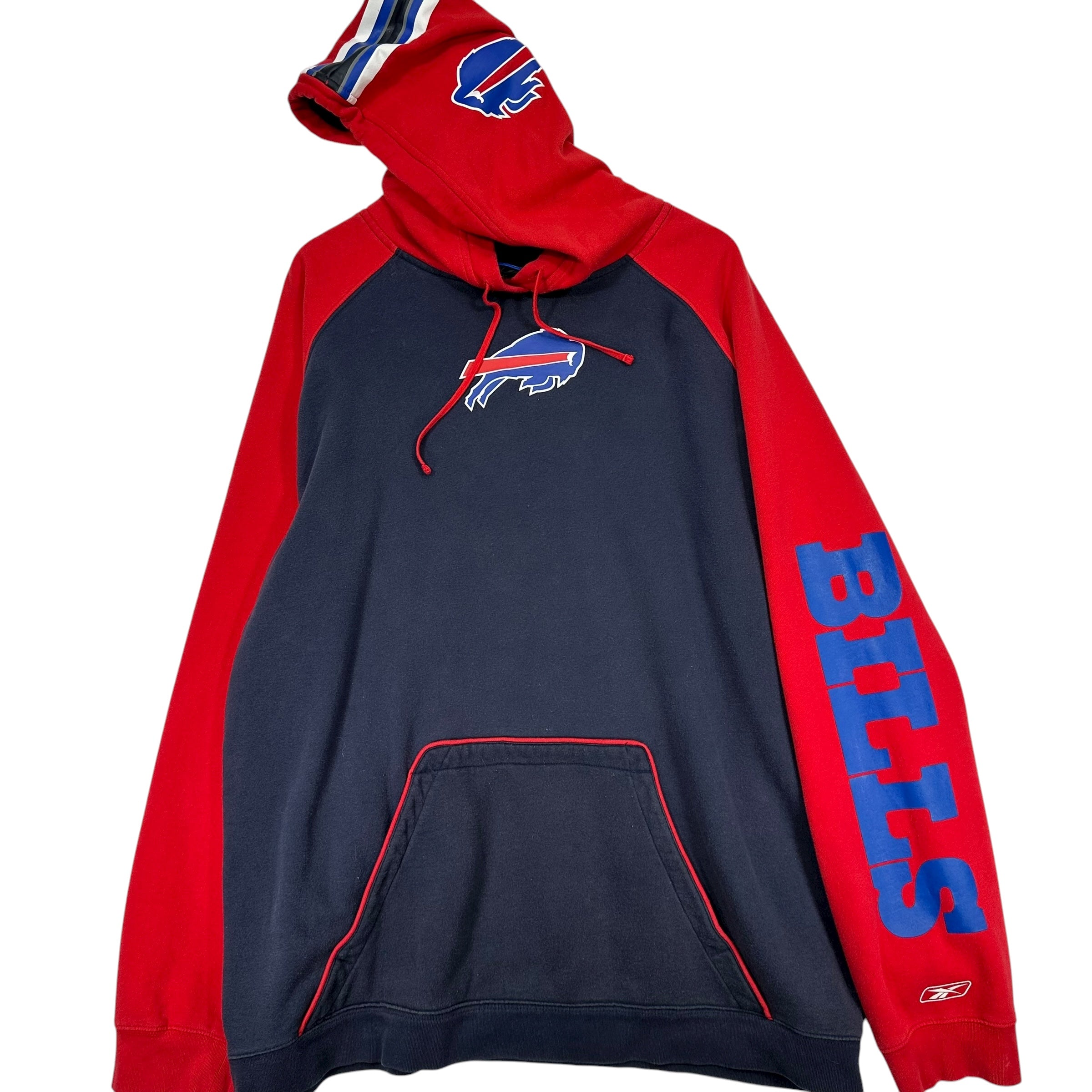 Vintage Buffalo Bills Red Helmet Hoodie Sweatshirt XXL