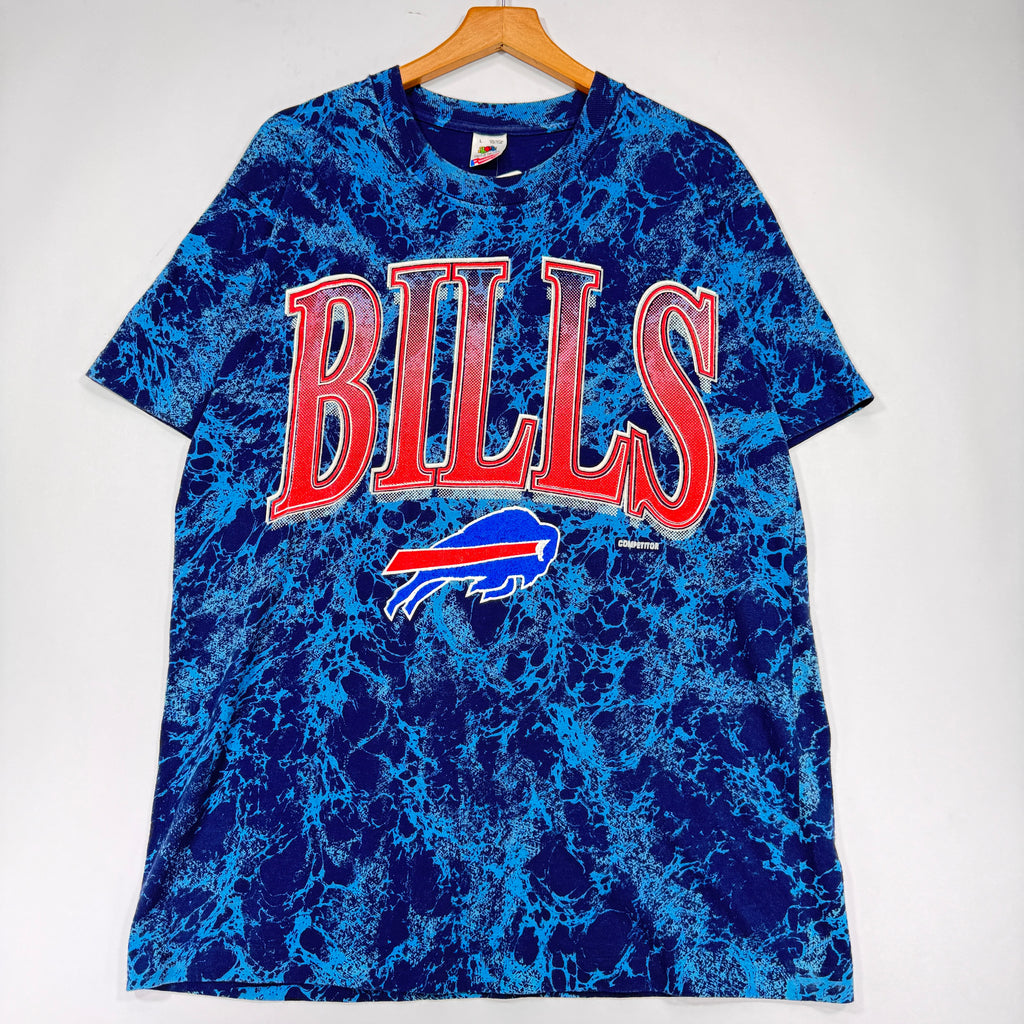 Vintage Buffalo Bills All Over Print Shirt Large