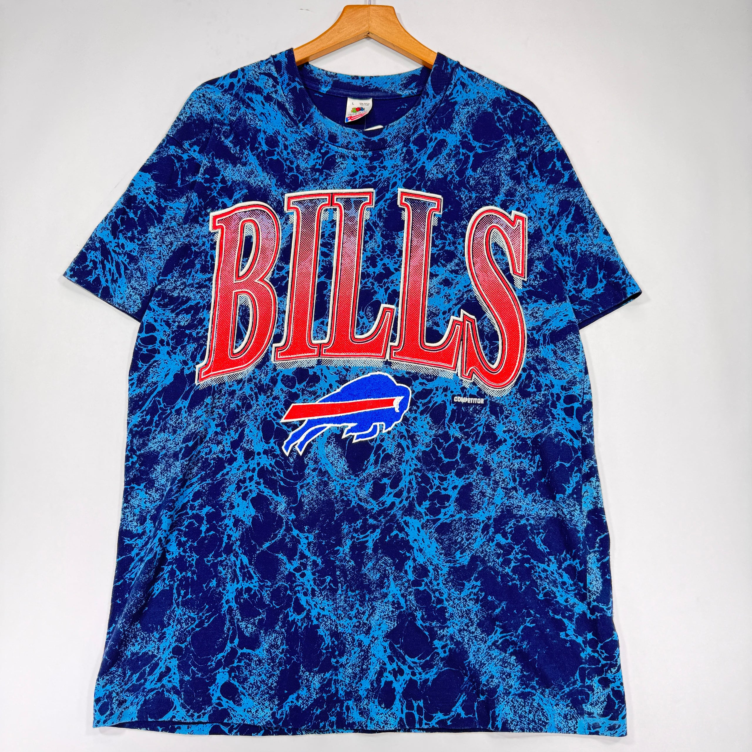 Vintage Buffalo Bills All Over Print Shirt Large