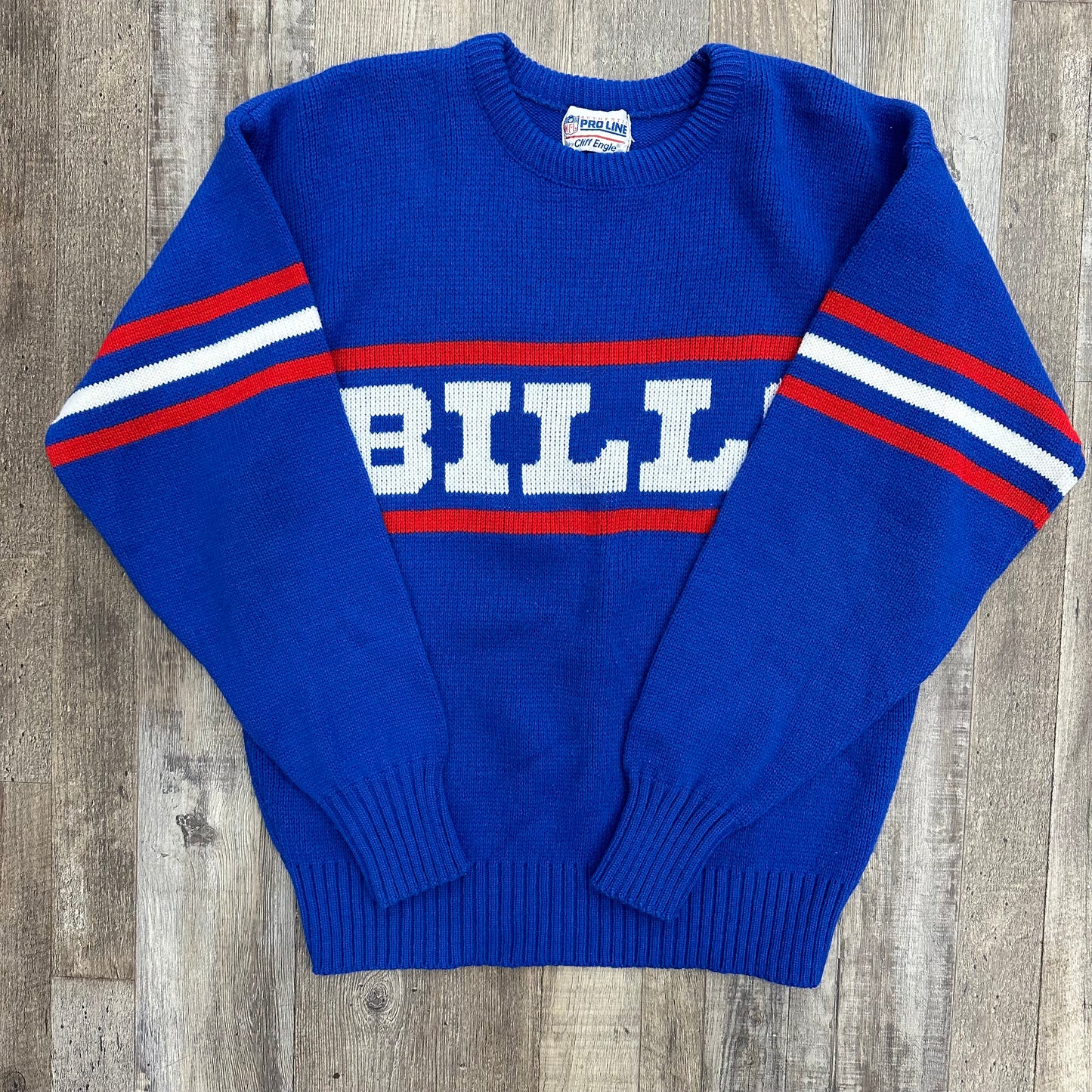 Vintage Buffalo Bills Cliff Engle Sweater Sweatshirt Large