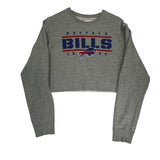 Vintage Buffalo Bills Cropped Crewneck Sweatshirt Large