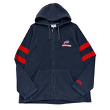 Vintage Buffalo Bills Zip Up Fleece Hoodie Sweatshirt XL
