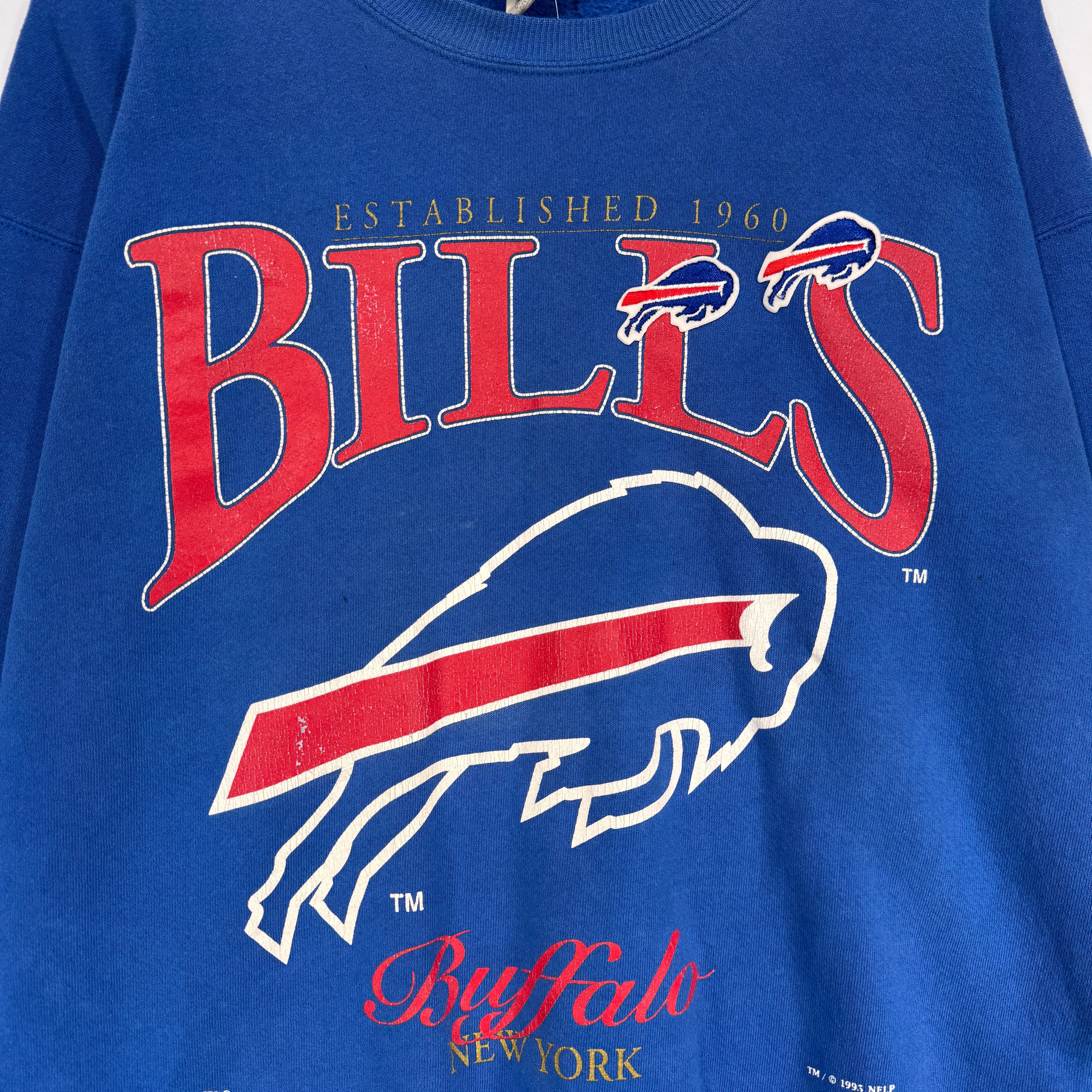 Vintage Buffalo Bills Crewneck Sweatshirt Large