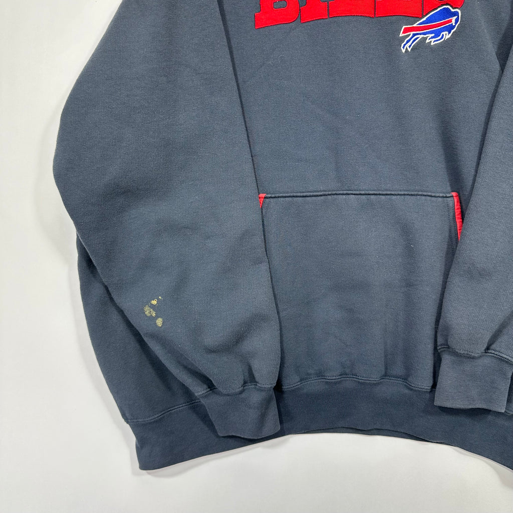 Vintage Buffalo Bills Embroidered Hoodie Sweatshirt XXL