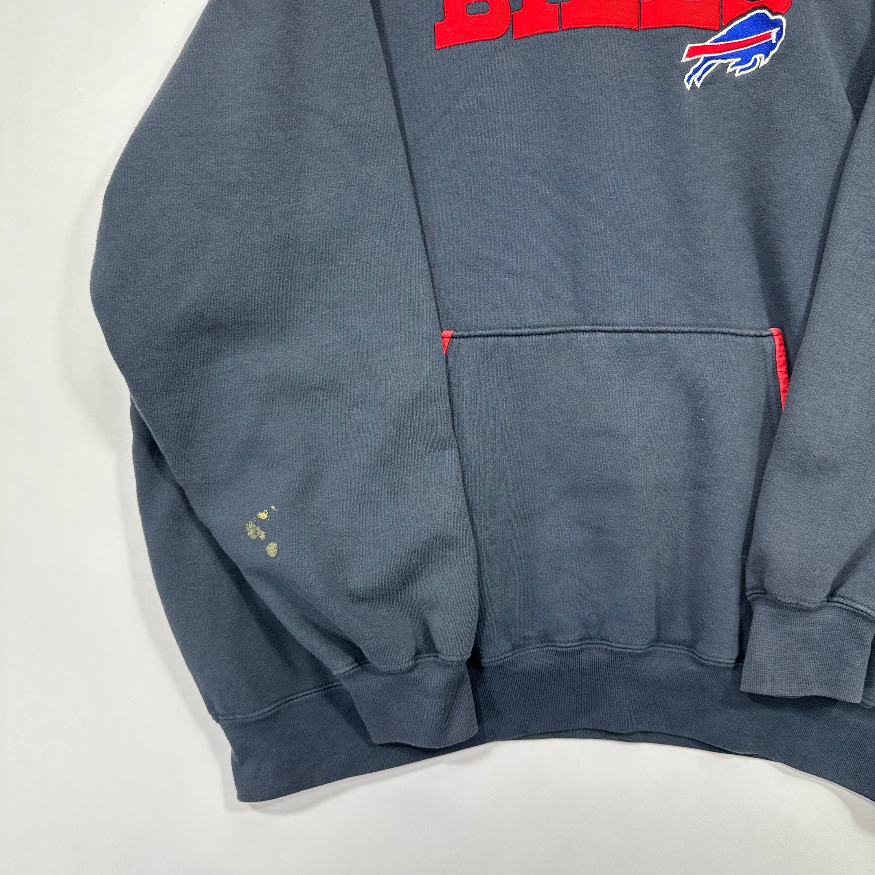 Vintage Buffalo Bills Embroidered Hoodie Sweatshirt XXL