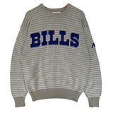 Vintage Buffalo Bills Knit Sweater Sweatshirt Large