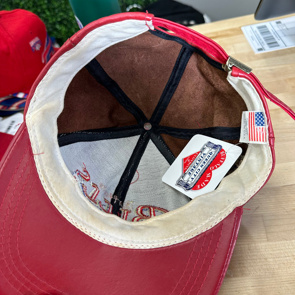 Vintage Buffalo Bills Leather Hat