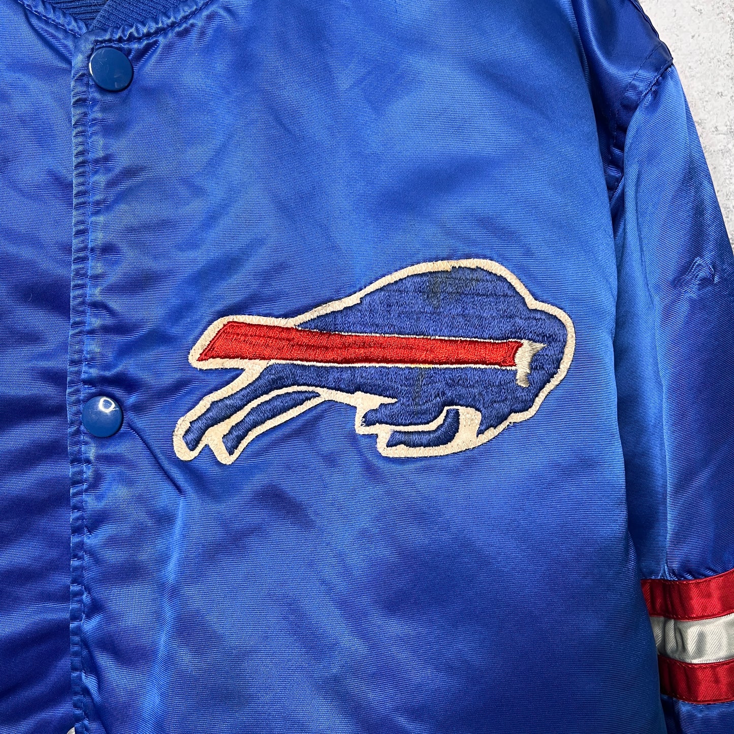 Vintage Buffalo Bills Starter Satin Jacket Large