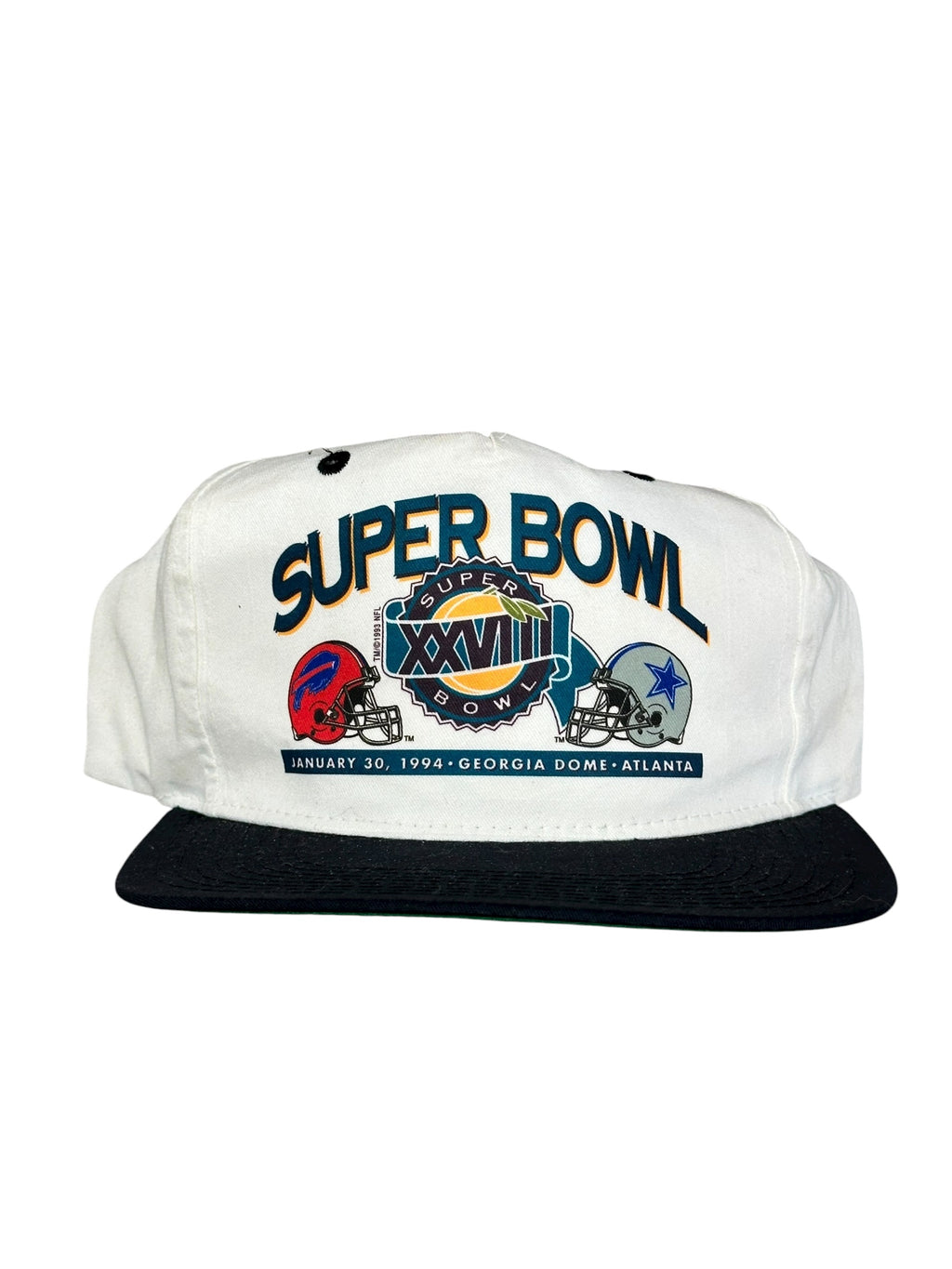 Vintage Buffalo Bills Dallas Cowboys Super Bowl XXVIII Snapback Hat