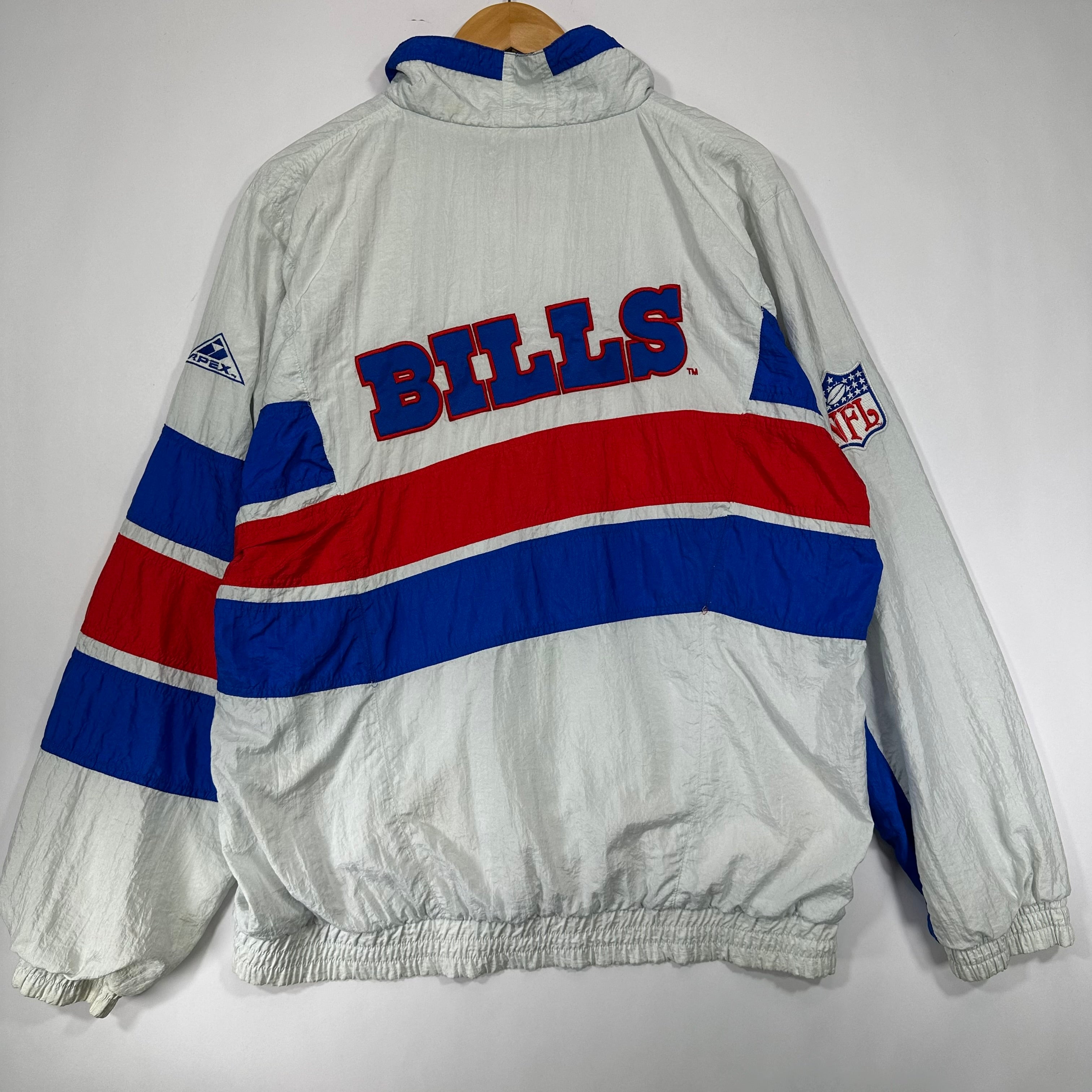 Vintage Buffalo Bills Apex Windbreaker Jacket Large