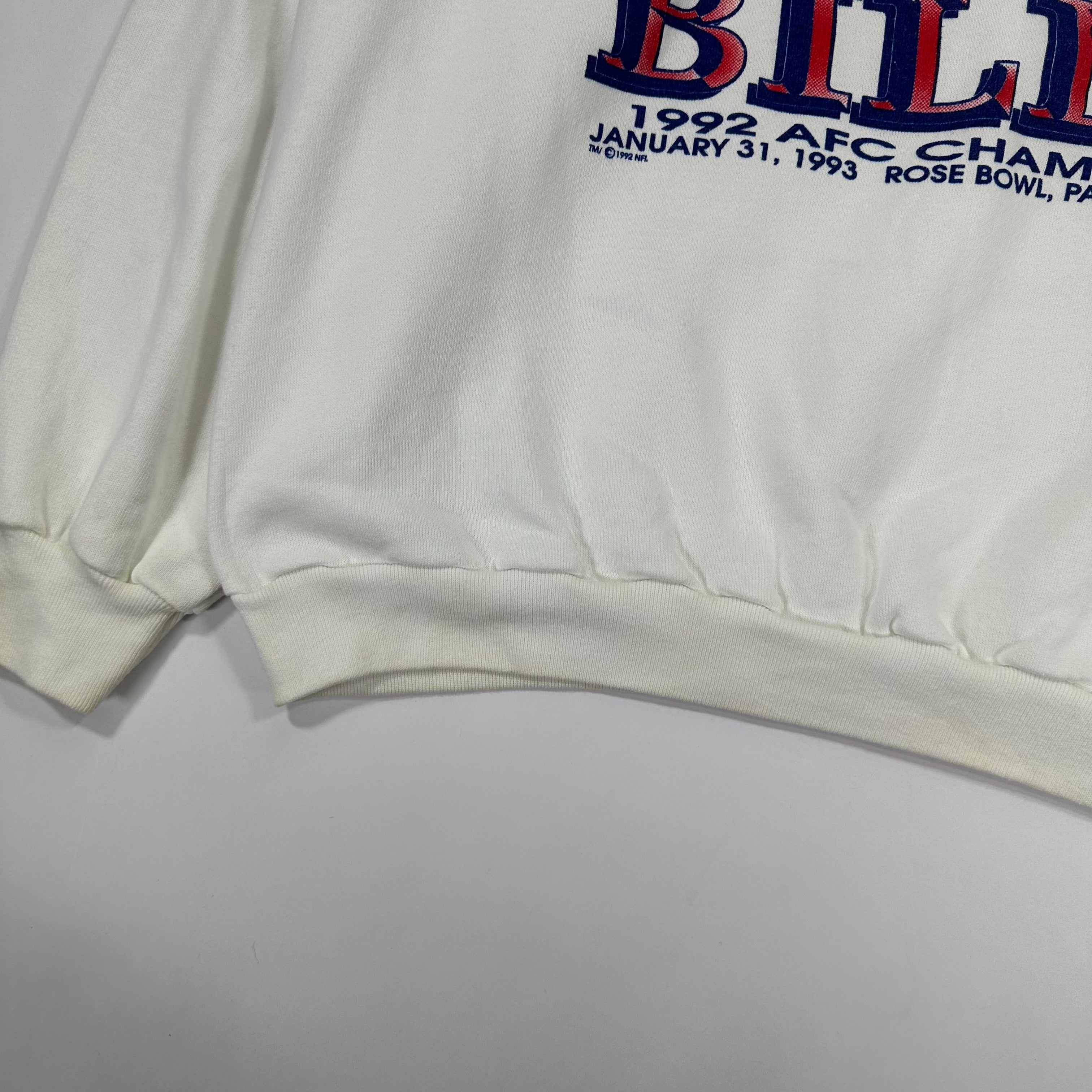 Vintage Buffalo Bills 1992 AFC Champs Crewneck Sweatshirt XL