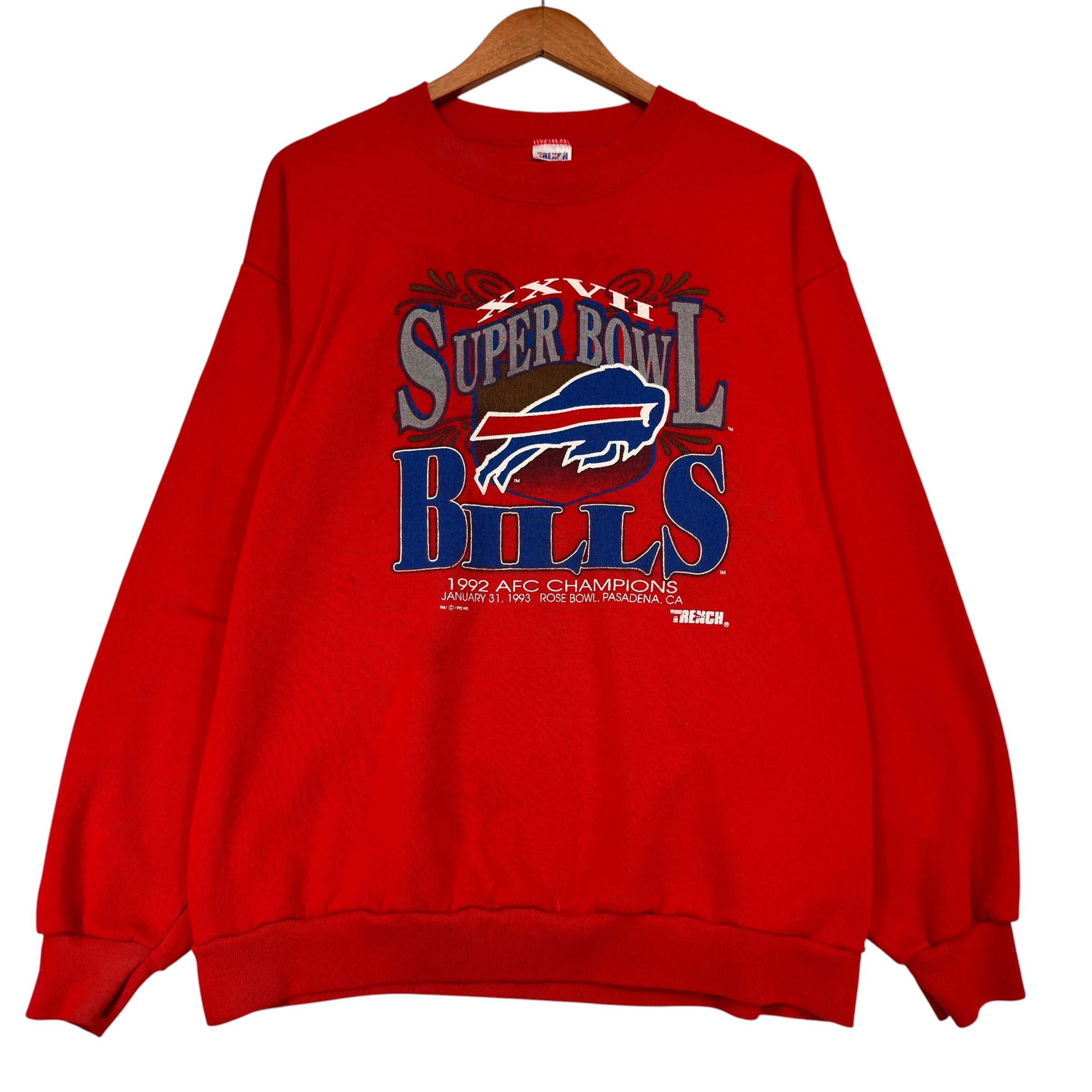 Vintage Buffalo Bills 1992 Super Bowl Crewneck Sweatshirt Large