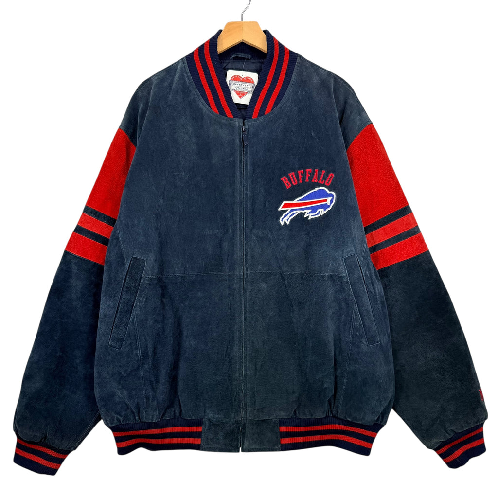 Vintage Buffalo Bills Suede Leather Jacket XL
