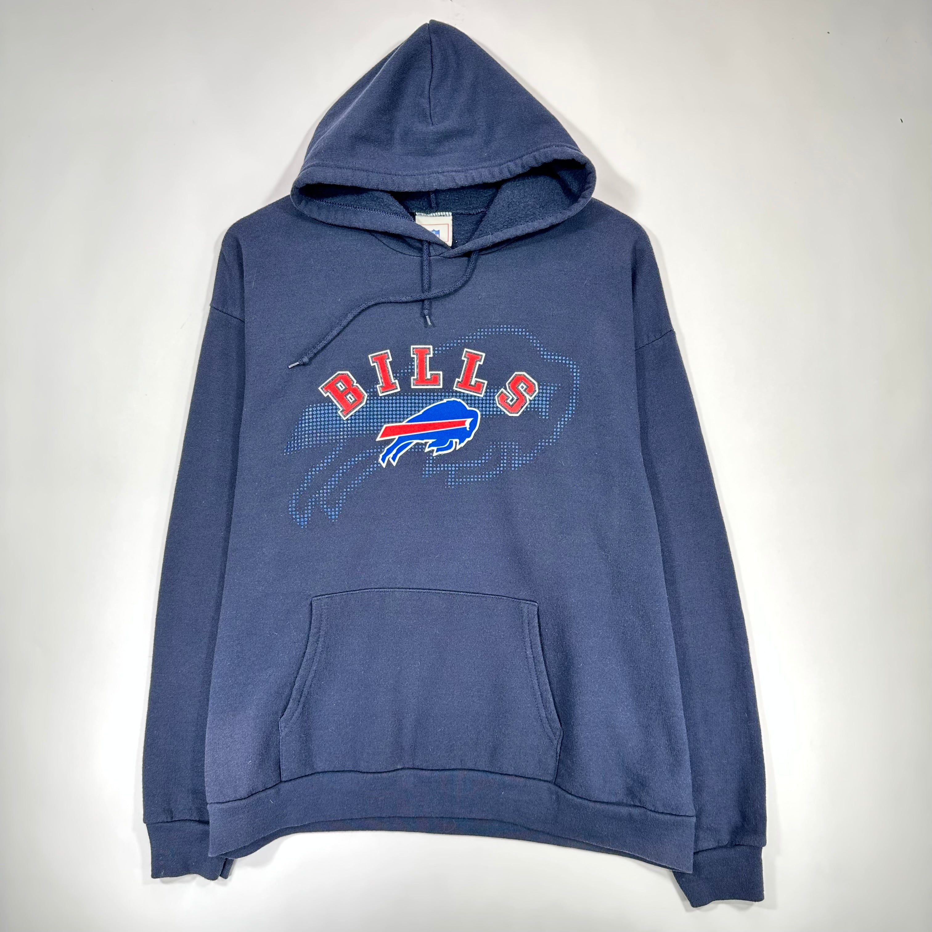 Vintage Buffalo Bills Hoodie Sweatshirt Large